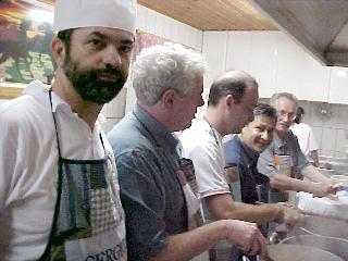 Patrão Sérgio, Levi, Joca, Mario Ravel e Dr. Fiorello